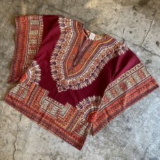 画像4: NATIVE PATTERN PULL OVER SHIRT / Ladies M(L) (4)