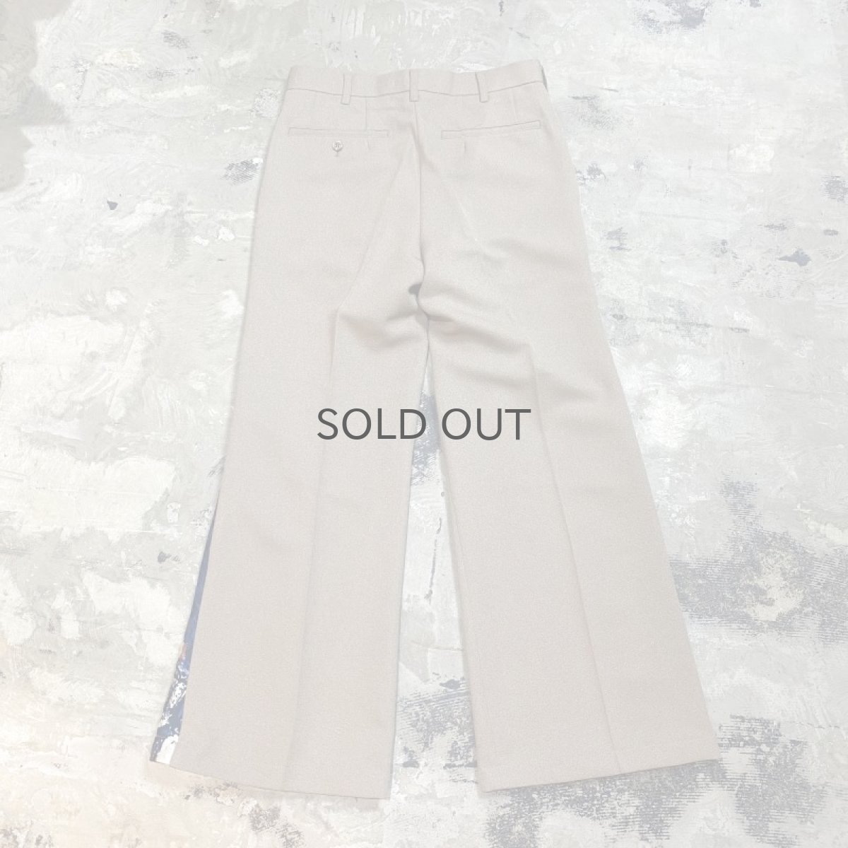 画像2: 【Wiz&Witch】SIDE TIE LINE WIDE SLACKS / W29 (2)