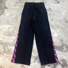 画像2: 【Wiz&Witch】SIDE TIE LINE WIDE SLACKS / FREE (2)