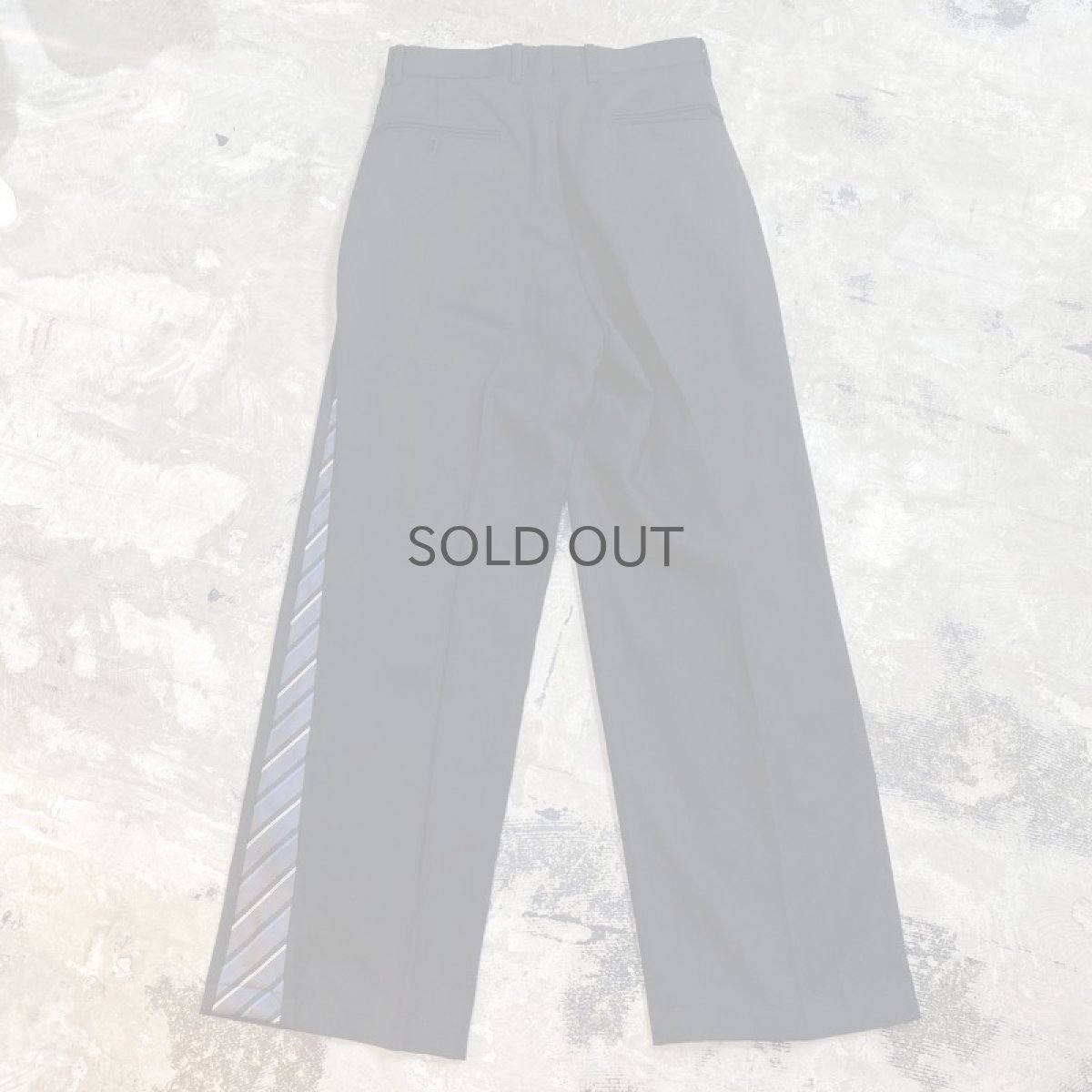 画像2: 【Wiz&Witch】SIDE TIE LINE WIDE SLACKS / FREE (2)