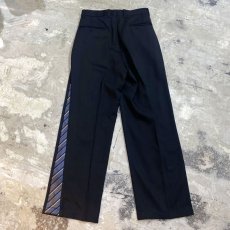 画像2: 【Wiz&Witch】SIDE TIE LINE WIDE SLACKS / FREE (2)