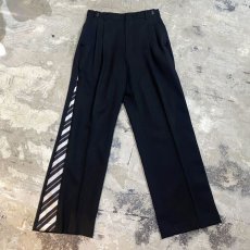 画像1: 【Wiz&Witch】SIDE TIE LINE WIDE SLACKS / FREE (1)