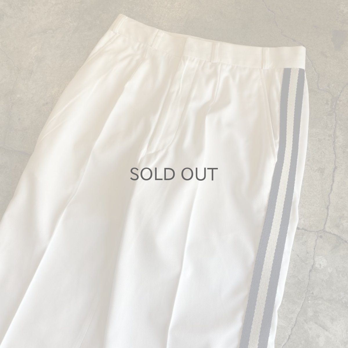 画像3: 【Wiz&Witch】VINTAGE MILITARY SIDE LINE PANTS  / W29 (3)