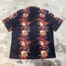 画像2: WIND GOD & THUNDER GOD PATTERN S/S SHIRT / Mens L (2)