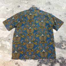 画像2: ALL OVER PATTERN BATIK S/S SHIRT / Mens L (2)