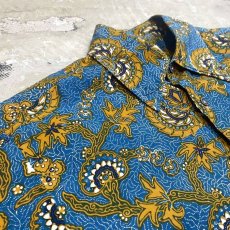 画像3: ALL OVER PATTERN BATIK S/S SHIRT / Mens L (3)