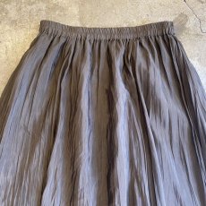 画像5: BROWN COLOR CASUAL PLEATED DESIGN SKIRT / W23~W31 (5)