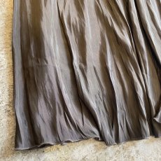 画像8: BROWN COLOR CASUAL PLEATED DESIGN SKIRT / W23~W31 (8)