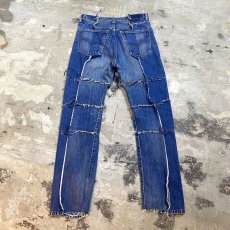 画像2: 【Wiz&Witch】”DIRTY BEAUTIFUL” NOMAD BLUE DENIM JEANS / W31 (2)