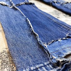 画像7: 【Wiz&Witch】”DIRTY BEAUTIFUL” NOMAD BLUE DENIM JEANS / W32 (7)