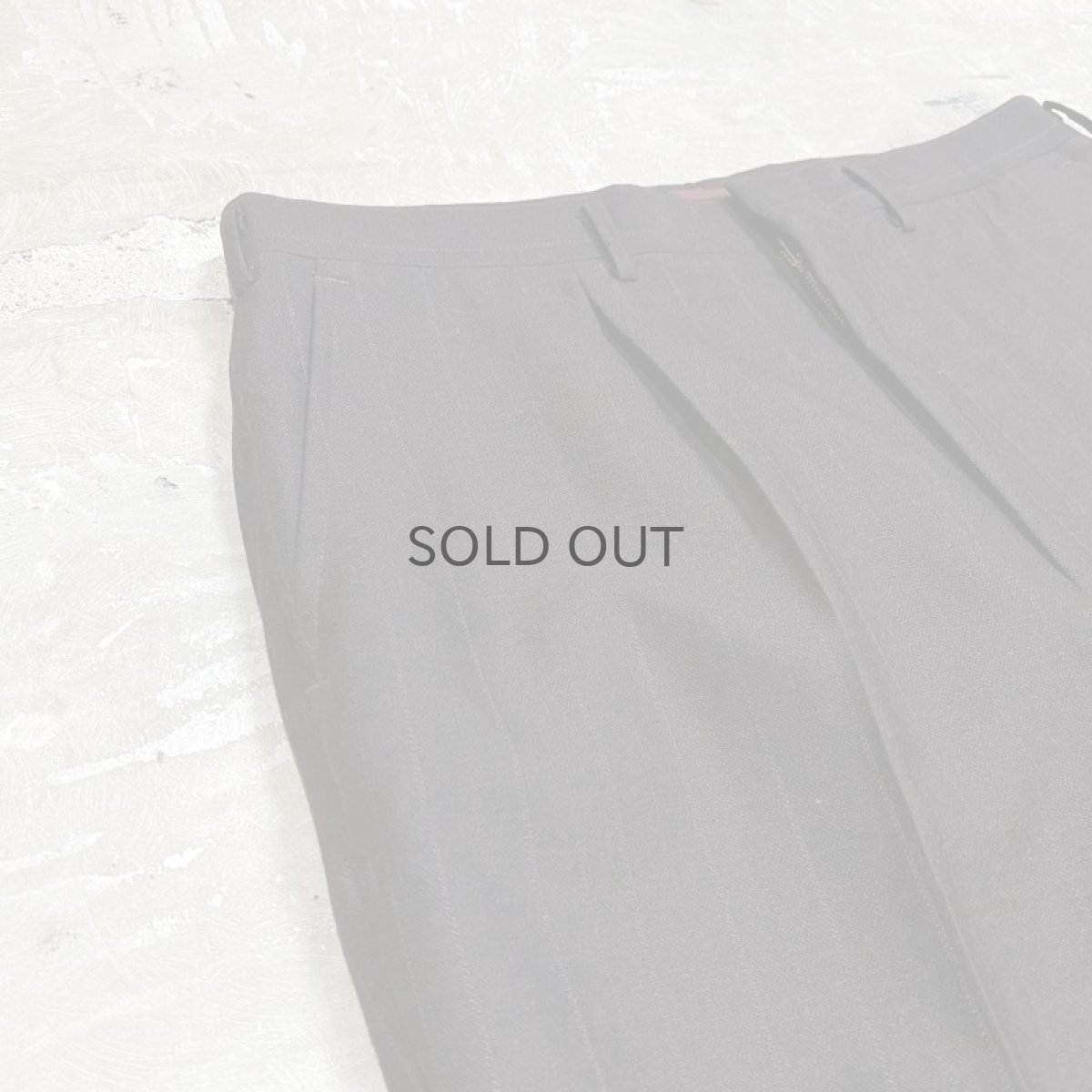 画像3: 【Wiz&Witch】SIDE TIE LINE WIDE SLACKS / W30 (3)