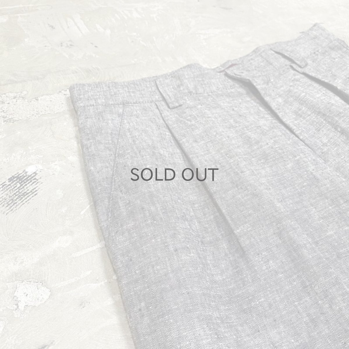 画像3: 【Wiz&Witch】SIDE TIE LINE WIDE SLACKS / W31 (3)