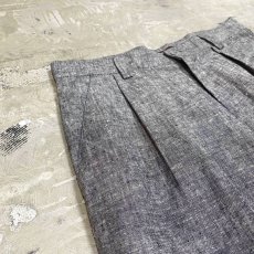 画像3: 【Wiz&Witch】SIDE TIE LINE WIDE SLACKS / W31 (3)