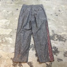 画像2: 【Wiz&Witch】SIDE TIE LINE WIDE SLACKS / W31 (2)