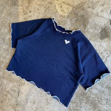 画像4: EMBROIDERY RAGLAN SLEEVE S/S SWEAT / Ladies M (4)