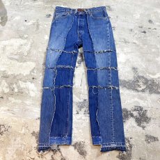 画像1: 【Wiz&Witch】”DIRTY BEAUTIFUL” NOMAD BLUE DENIM JEANS / W32 (1)