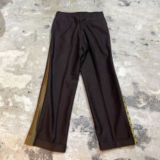 画像2: 【Wiz&Witch】SIDE TIE LINE WIDE SLACKS / W30 (2)