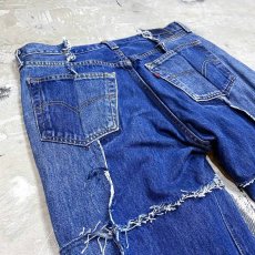 画像9: 【Wiz&Witch】”DIRTY BEAUTIFUL” NOMAD BLUE DENIM JEANS / W32 (9)