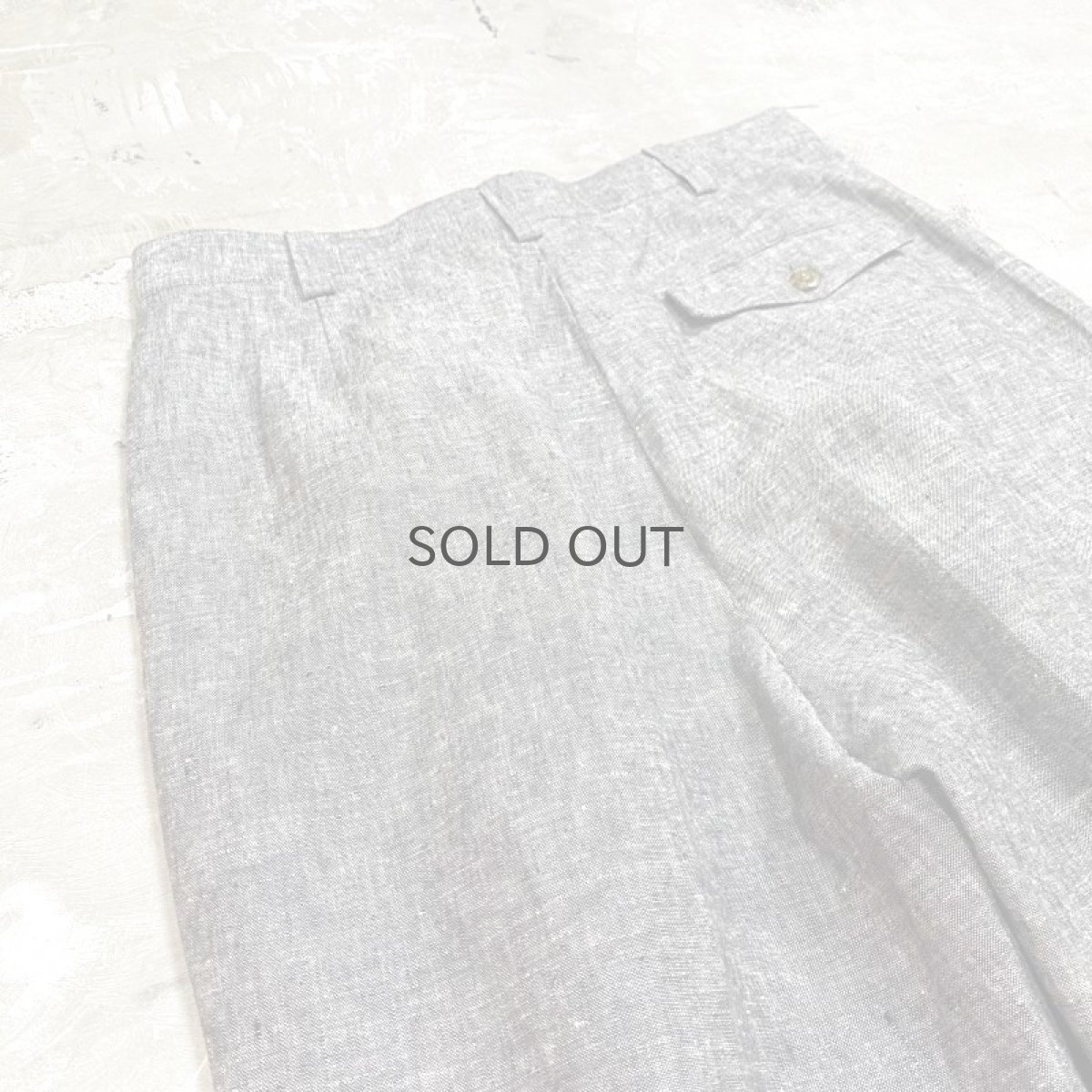 画像9: 【Wiz&Witch】SIDE TIE LINE WIDE SLACKS / W31 (9)