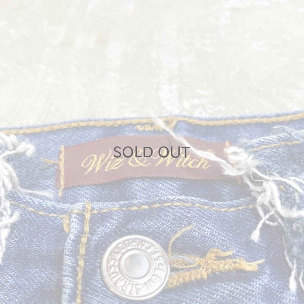 画像10: 【Wiz&Witch】”DIRTY BEAUTIFUL” NOMAD BLUE DENIM JEANS / W32 (10)