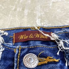 画像10: 【Wiz&Witch】”DIRTY BEAUTIFUL” NOMAD BLUE DENIM JEANS / W32 (10)