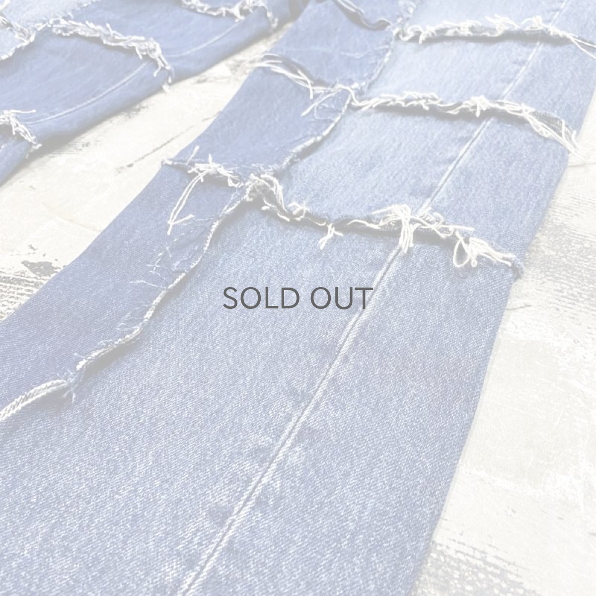 画像6: 【Wiz&Witch】”DIRTY BEAUTIFUL” NOMAD BLUE DENIM JEANS / W32 (6)