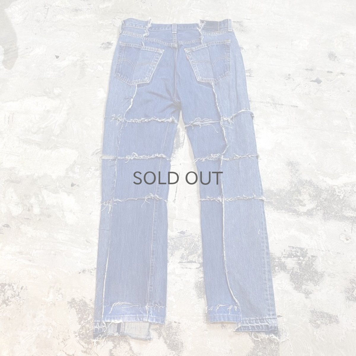 画像2: 【Wiz&Witch】”DIRTY BEAUTIFUL” NOMAD BLUE DENIM JEANS / W32 (2)