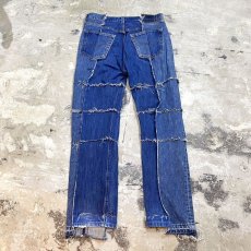 画像2: 【Wiz&Witch】”DIRTY BEAUTIFUL” NOMAD BLUE DENIM JEANS / W32 (2)