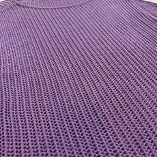 画像5: PURPLE COLOR S/S MESH TOPS / Mens L (5)