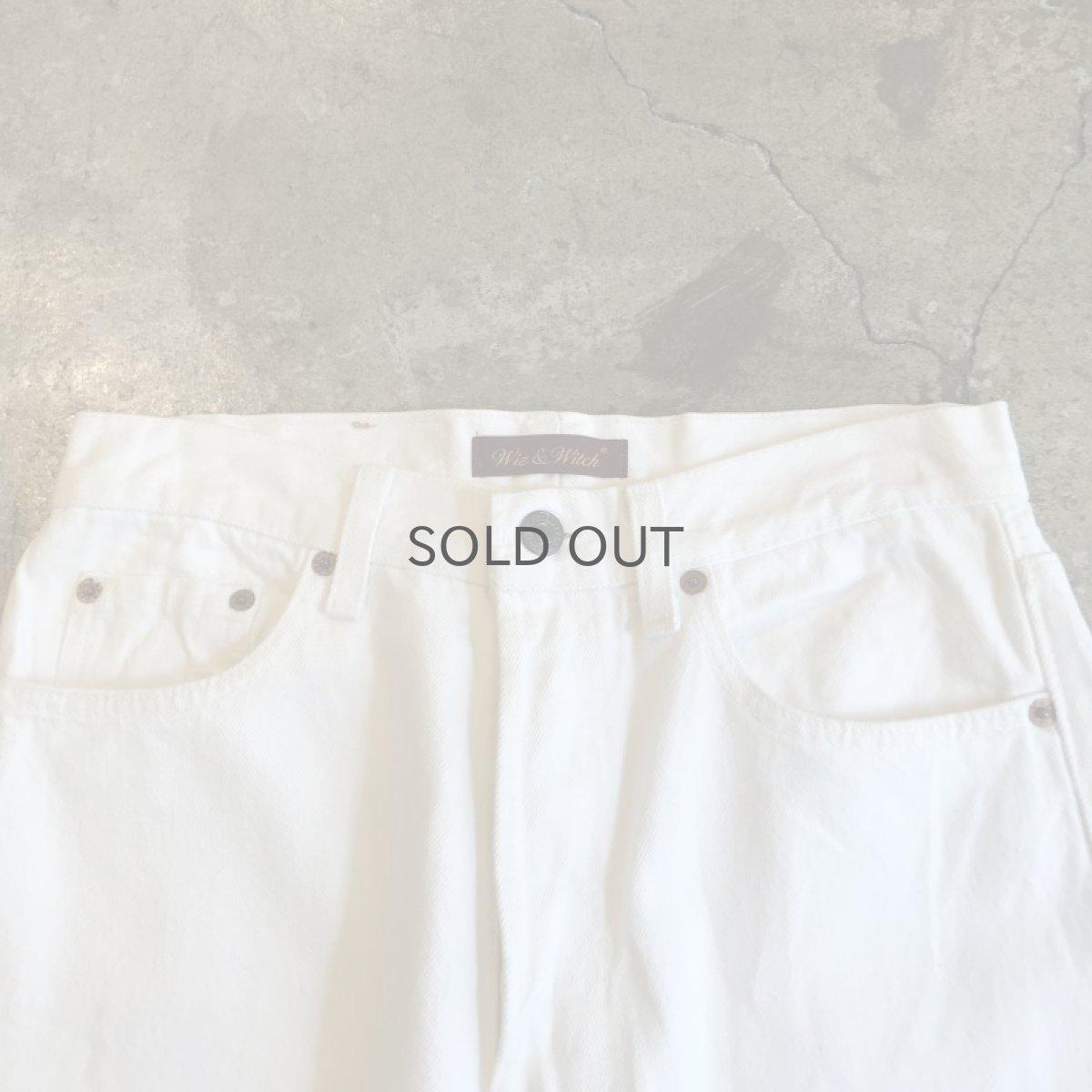 画像9: 【Wiz&Witch】"UNITED" VINTAGE CROCHET DENIM PANTS / W29 (9)