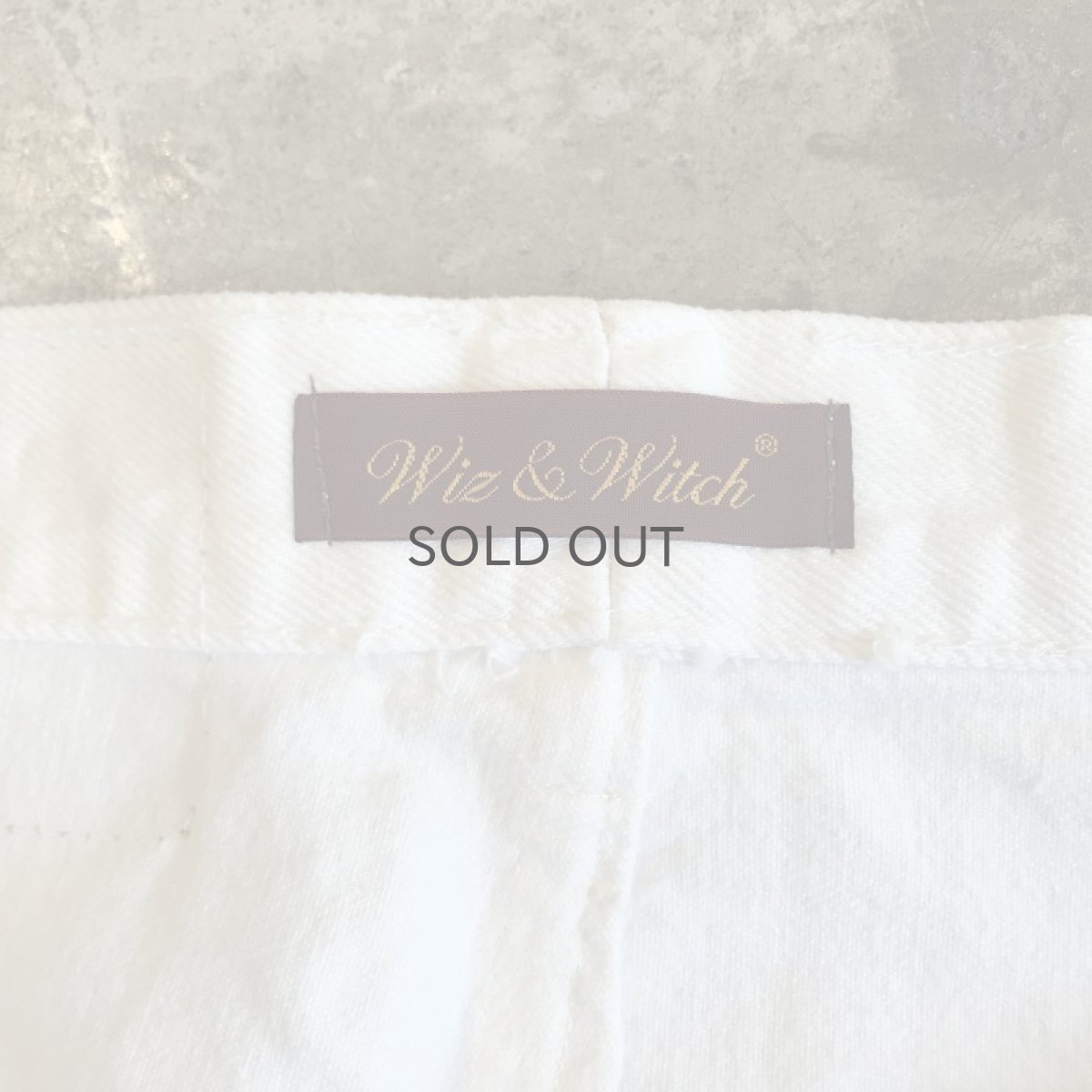 画像13: 【Wiz&Witch】"UNITED" VINTAGE CROCHET DENIM PANTS / W29 (13)