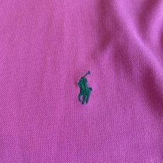 画像7: 【RALPH LAUREN】PINK COLOR BIG SIZE S/S POLO SHIRT / Ladies 3XL (7)