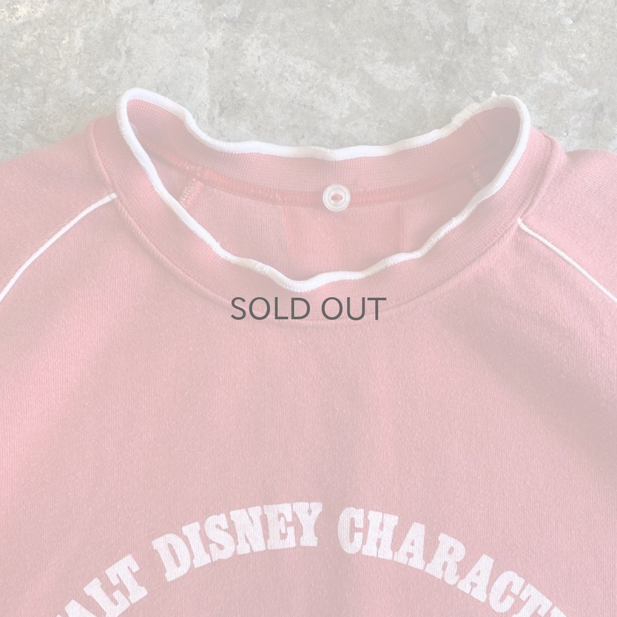 画像5: "MICKEY" PRINTED COLOR STITCH S/S SWEAT/ Ladies M (5)