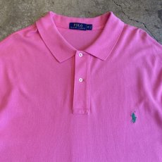 画像5: 【RALPH LAUREN】PINK COLOR BIG SIZE S/S POLO SHIRT / Ladies 3XL (5)