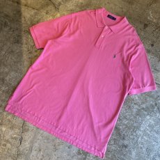 画像4: 【RALPH LAUREN】PINK COLOR BIG SIZE S/S POLO SHIRT / Ladies 3XL (4)