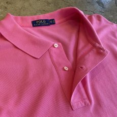 画像6: 【RALPH LAUREN】PINK COLOR BIG SIZE S/S POLO SHIRT / Ladies 3XL (6)