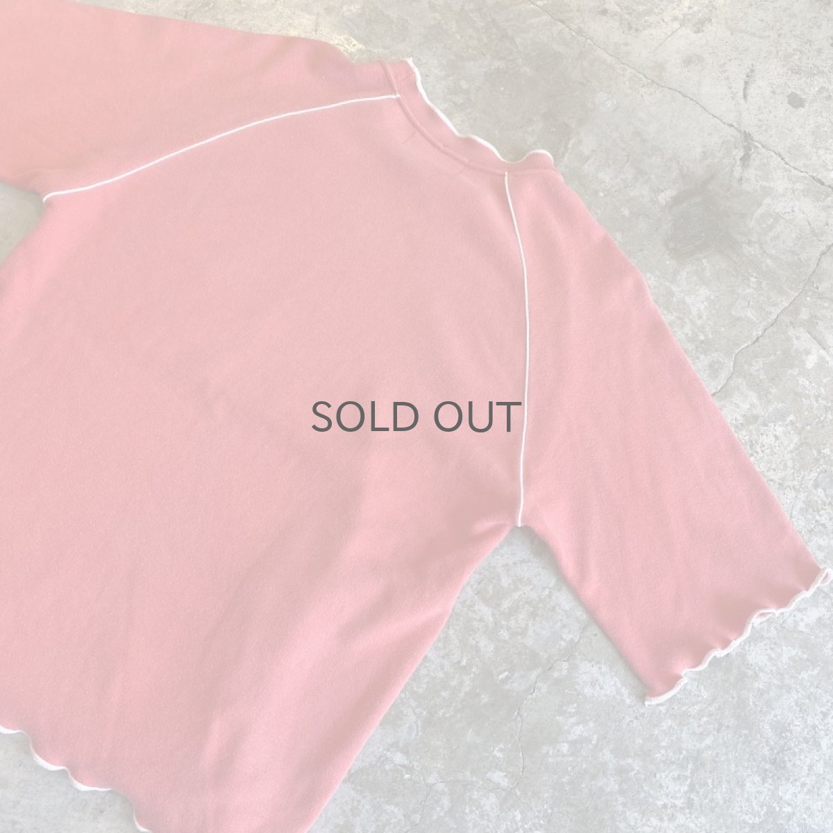 画像8: "MICKEY" PRINTED COLOR STITCH S/S SWEAT/ Ladies M (8)