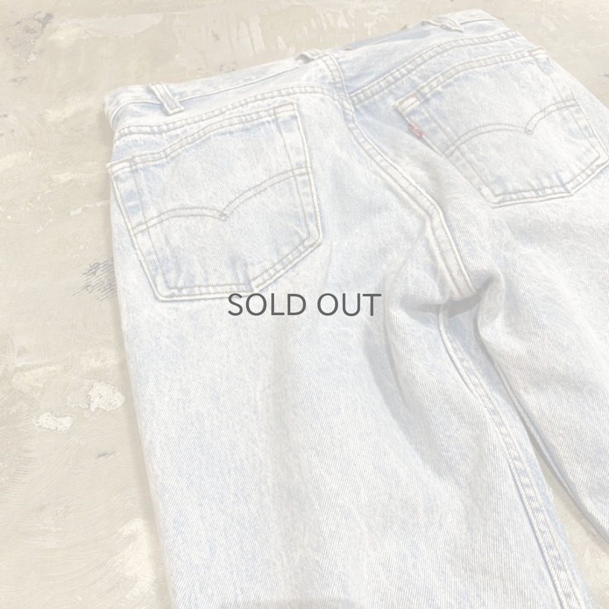 画像9: 【LEVI'S】501 CHEMICAL DENIM PANTS / W30 / MADE IN USA (9)