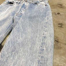 画像4: 【LEVI'S】501 CHEMICAL DENIM PANTS / W30 / MADE IN USA (4)