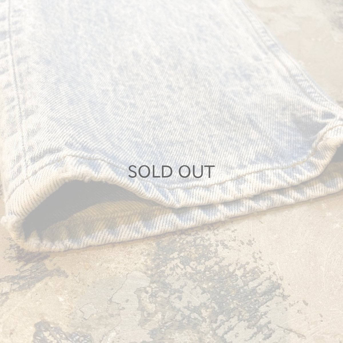 画像7: 【LEVI'S】501 CHEMICAL DENIM PANTS / W30 / MADE IN USA (7)