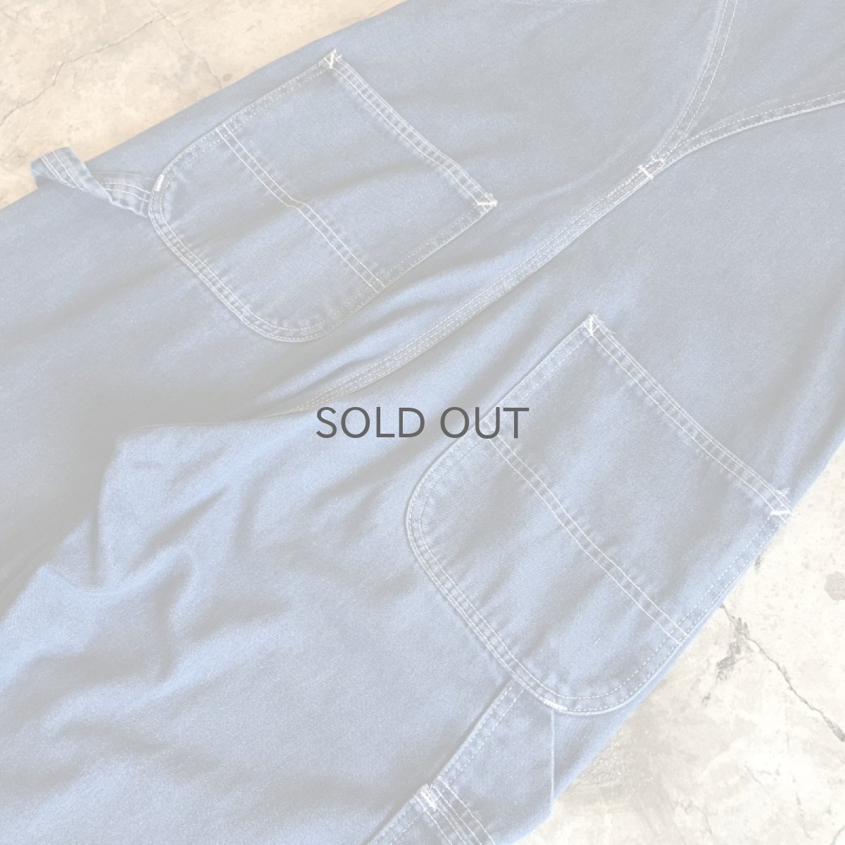 画像11: BLUE DENIM DESIGN OVERALL / Ladies M (11)