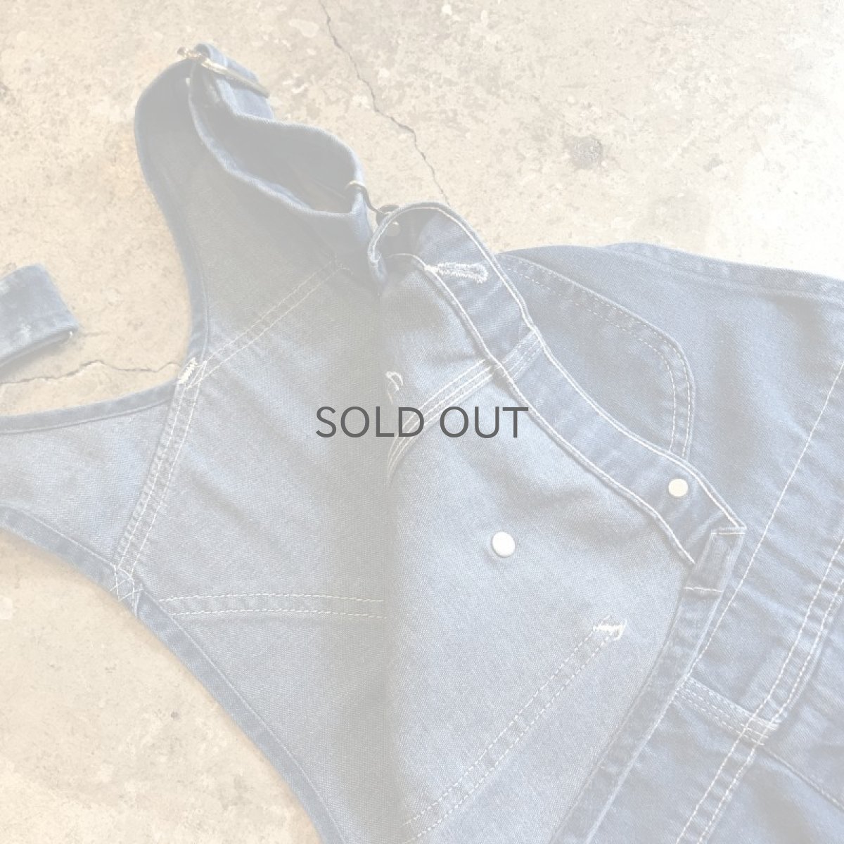 画像10: BLUE DENIM DESIGN OVERALL / Ladies M (10)