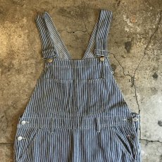 画像8: HICKORY PATTERN DENIM OVERALL / Ladies M  (8)