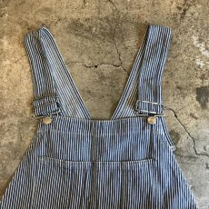 画像7: HICKORY PATTERN DENIM OVERALL / Ladies M  (7)