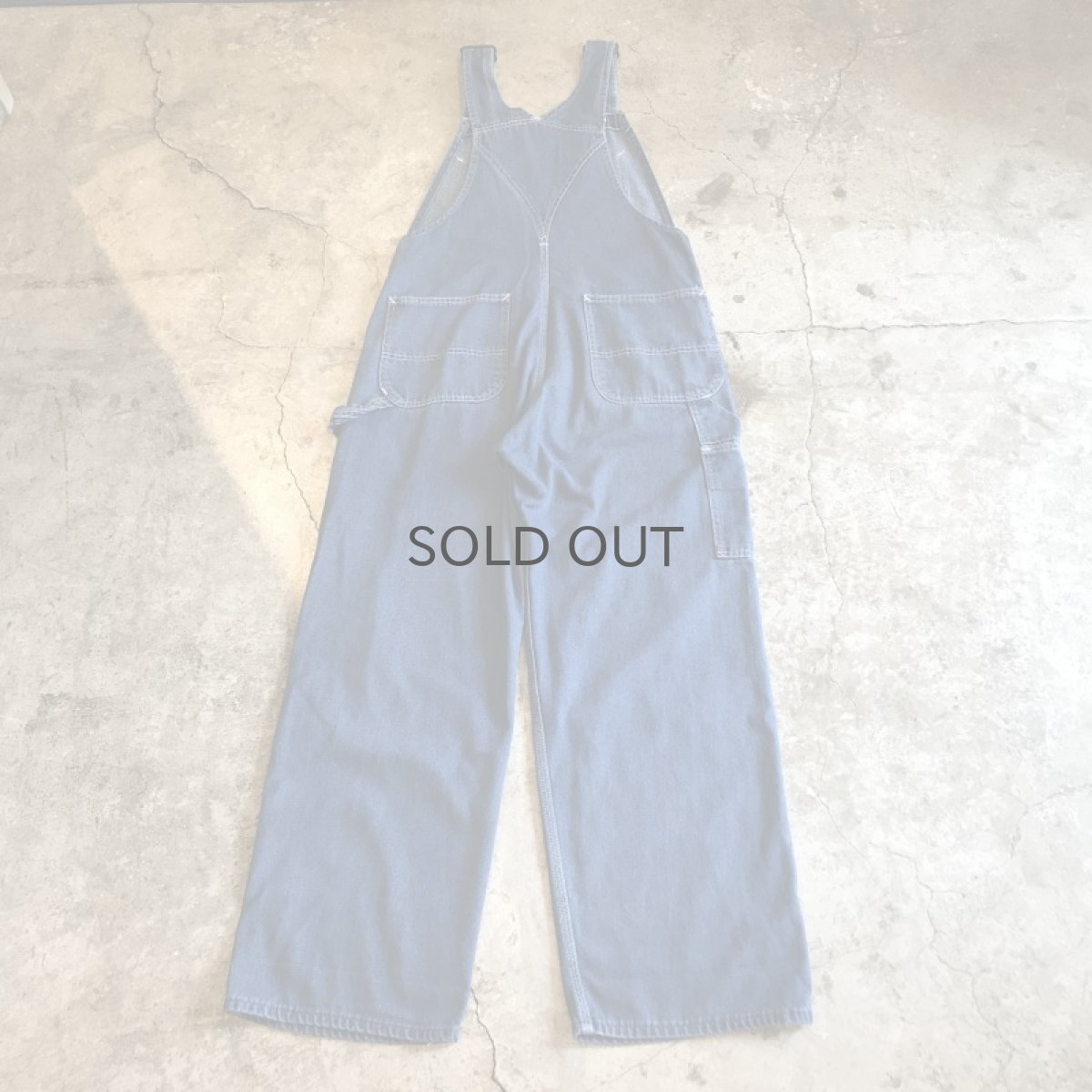 画像2: BLUE DENIM DESIGN OVERALL / Ladies M (2)