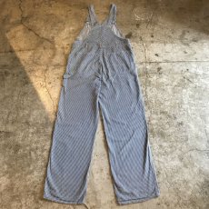 画像2: HICKORY PATTERN DENIM OVERALL / Ladies M  (2)