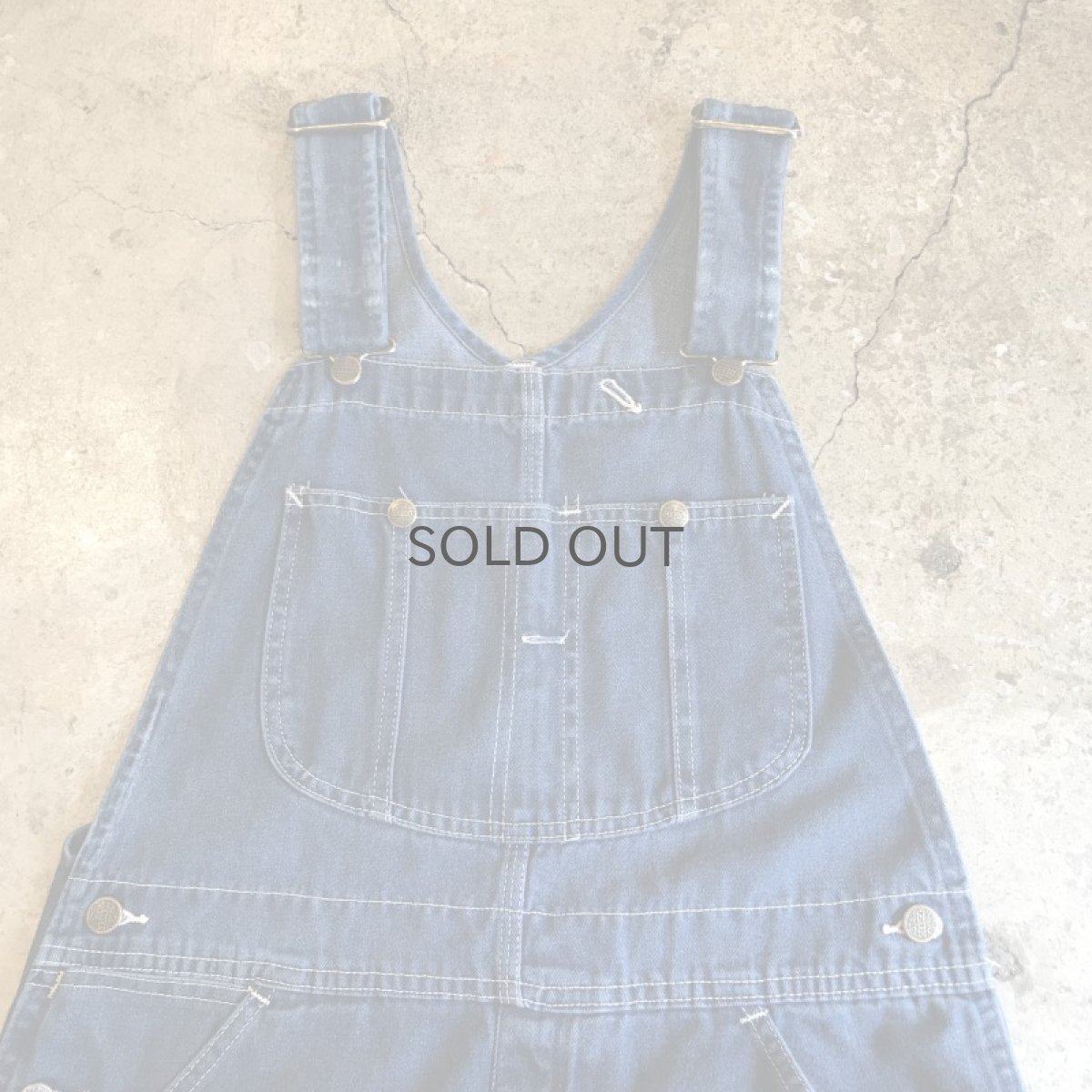 画像7: BLUE DENIM DESIGN OVERALL / Ladies M (7)