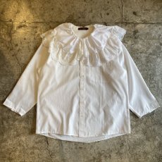 画像1: 【Wiz&Witch】BIG LACE COLLAR BLOUSE / OS (1)