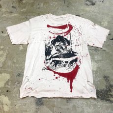 画像1: "FREDDY" PRINTED CRASH DAMAGE S/S TEE / Mens L (1)