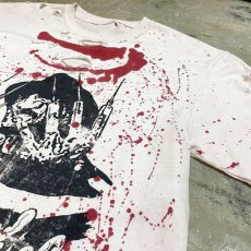 画像4: "FREDDY" PRINTED CRASH DAMAGE S/S TEE / Mens L (4)